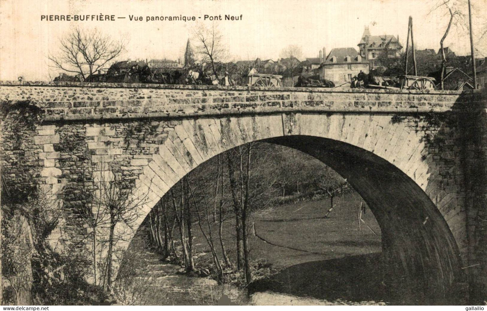 PIERRE BUFFIERE VUE PANORAMIQUE PONT NEUF - Pierre Buffiere