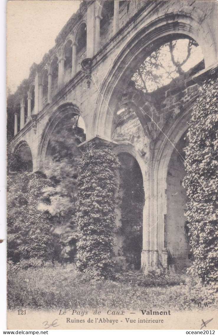 [76] Seine Maritime . Valmont. Ruines De L'abbaye. Vue Interieure - Valmont