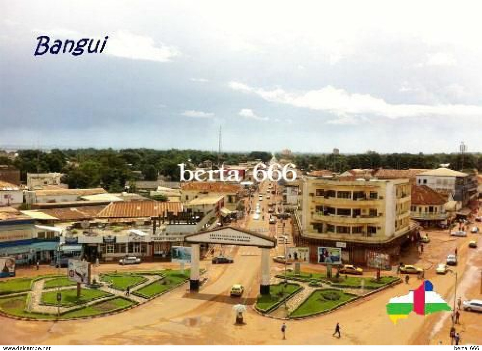 Central African Republic Bangui Overview New Postcard - Centrafricaine (République)