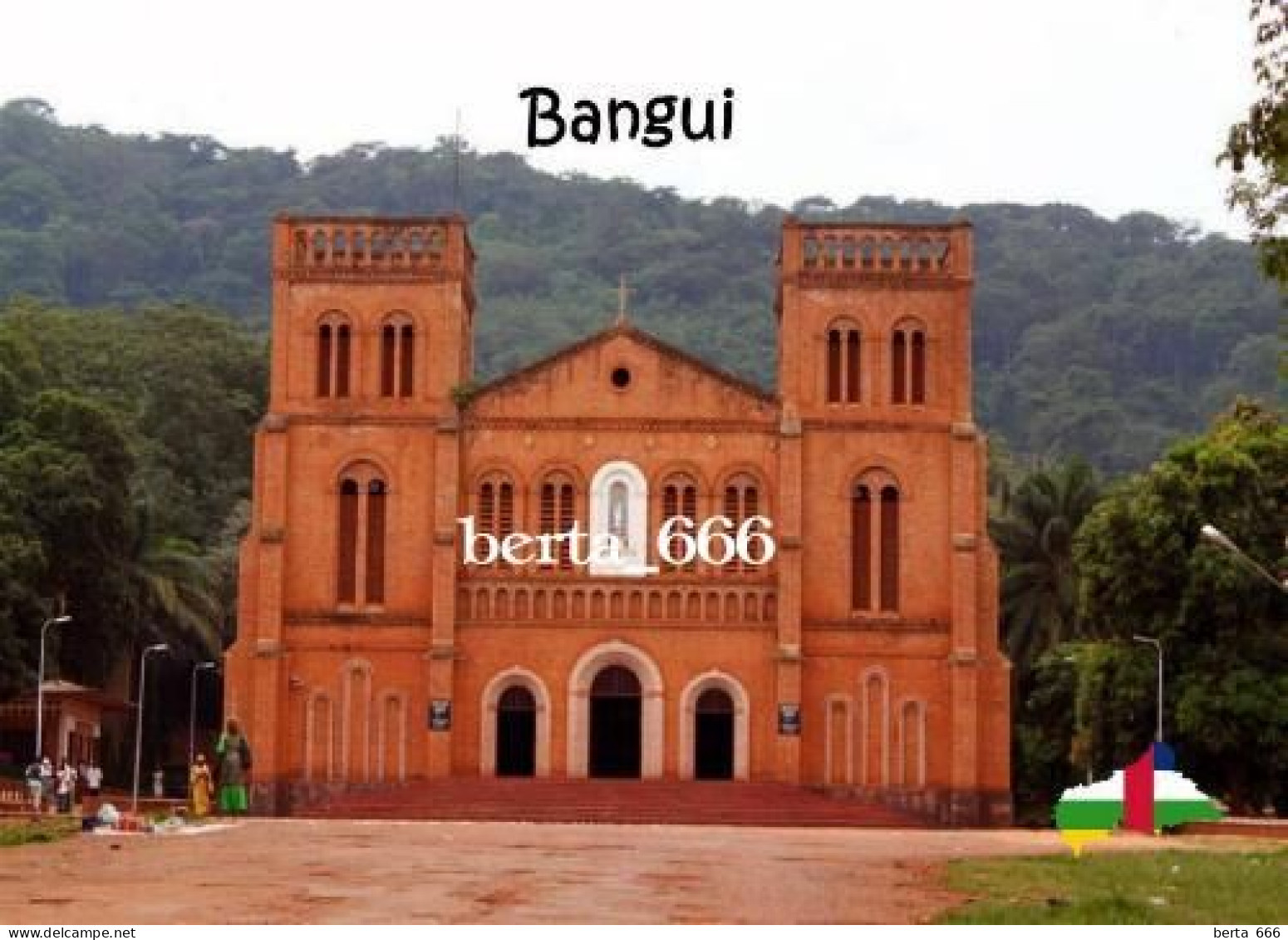 Central African Republic Bangui Cathedral New Postcard - Zentralafrik. Republik