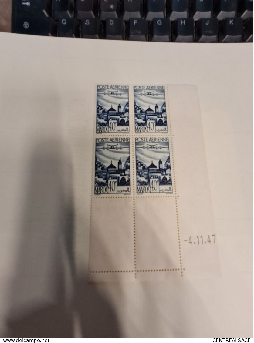 MAROC COIN DATE N° PA 61    DU 4/11/1947 - Unused Stamps