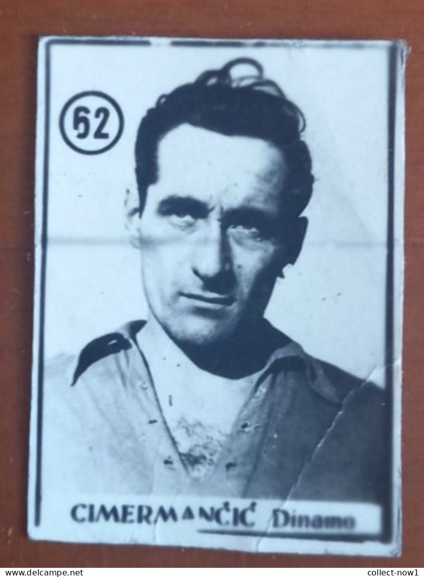 #12  Rare Football Card - Cimermancic - FC Dinamo Zagreb CROATIA  Yugoslavia - Andere & Zonder Classificatie