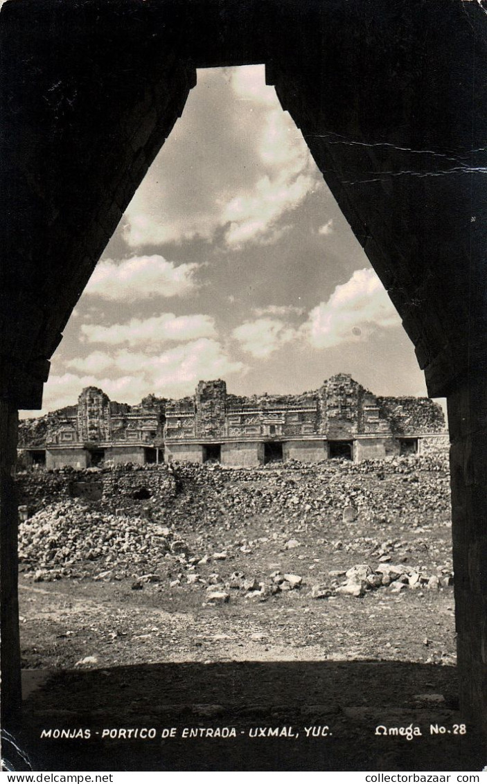 Mexico Arqueologia Monjas Portico De Entrada Uxmal Yucatan Mexico Omega Edition 28 - Mexiko