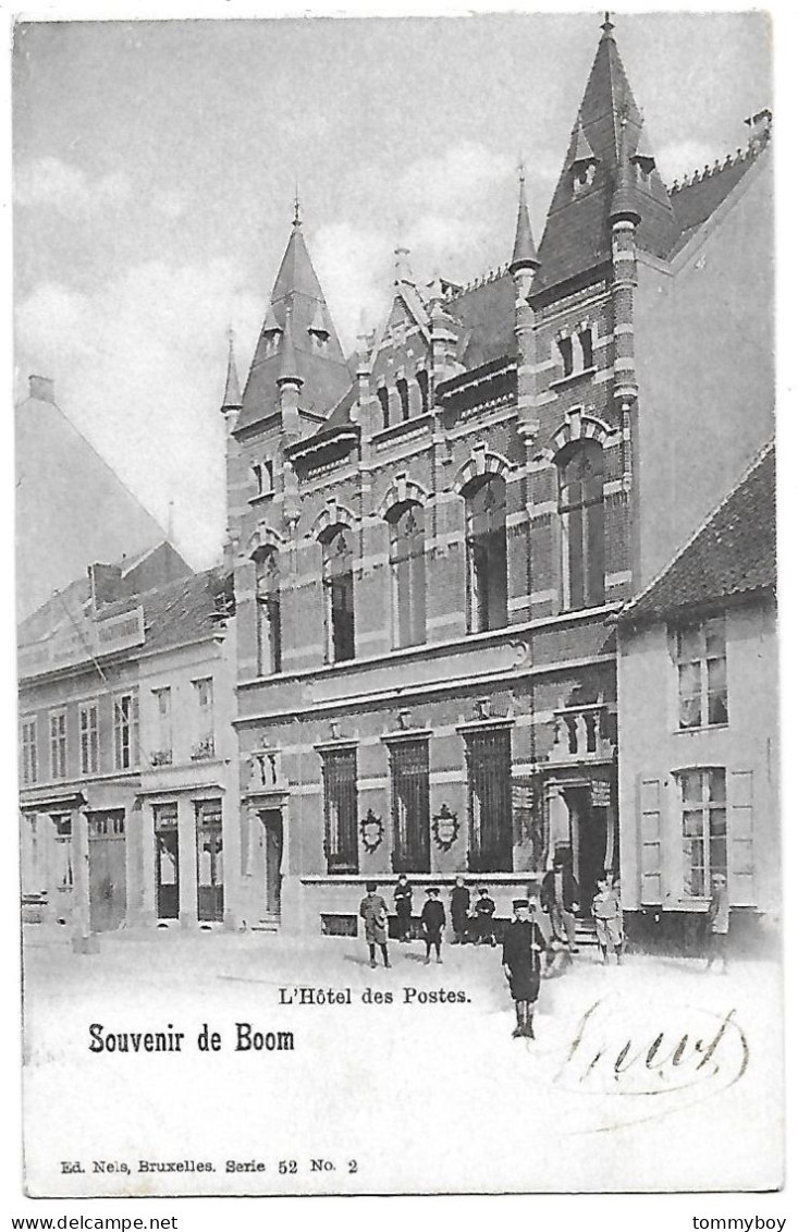 CPA Souvenir De Boom, L'Hôtel Des Postes - Boom