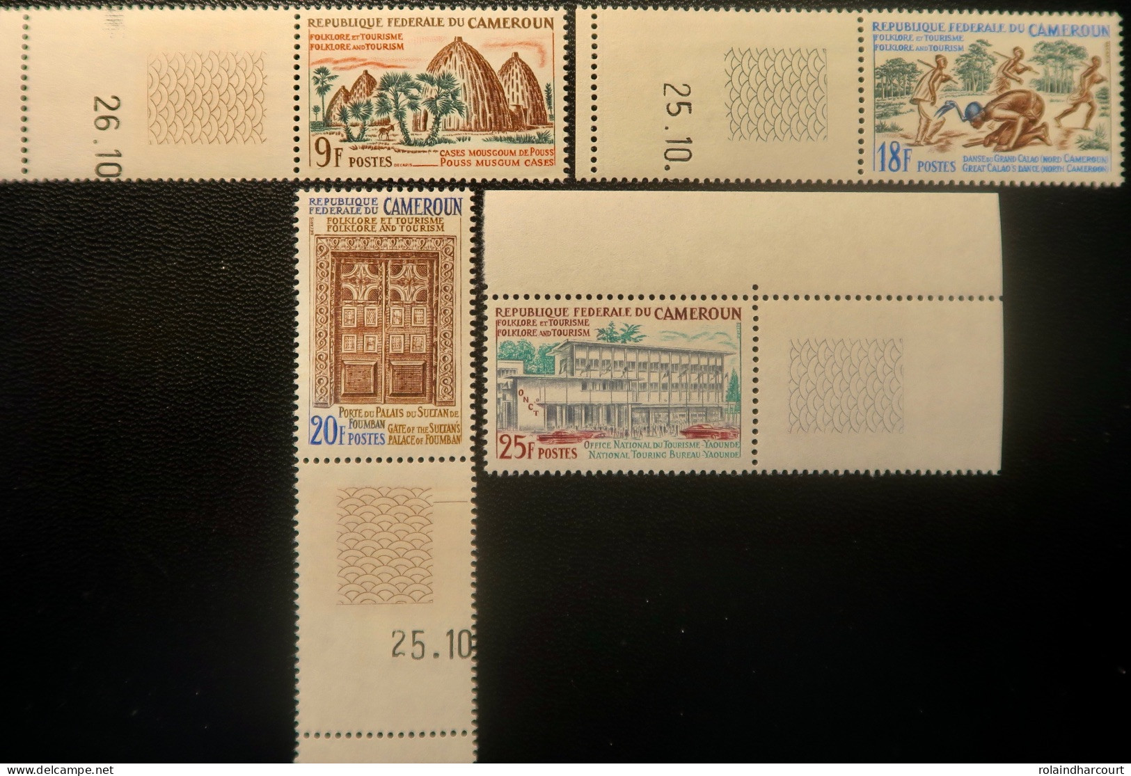 R2452/1823 - CAMEROUN - 1965 - SERIE COMPLETE - N°409 à 412 NEUFS** BdF/CdF - Camerun (1960-...)