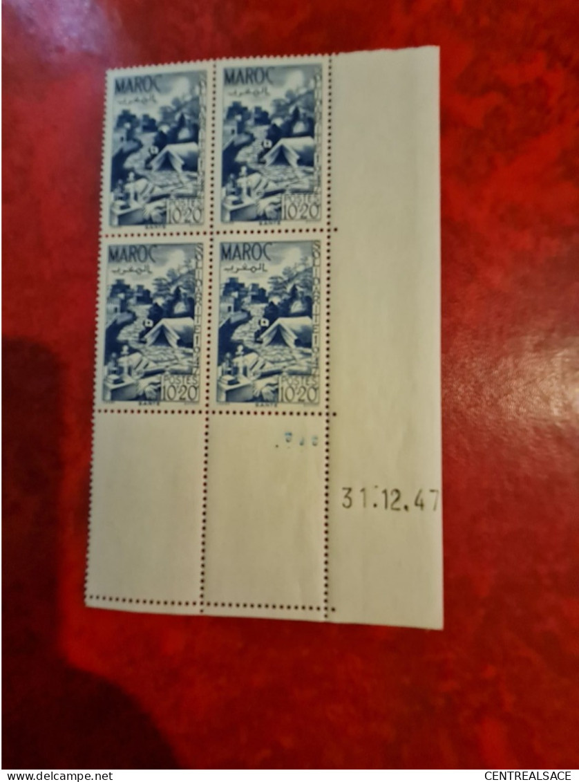 MAROC COIN DATE N° 267  DU 31/12/1947 - Unused Stamps