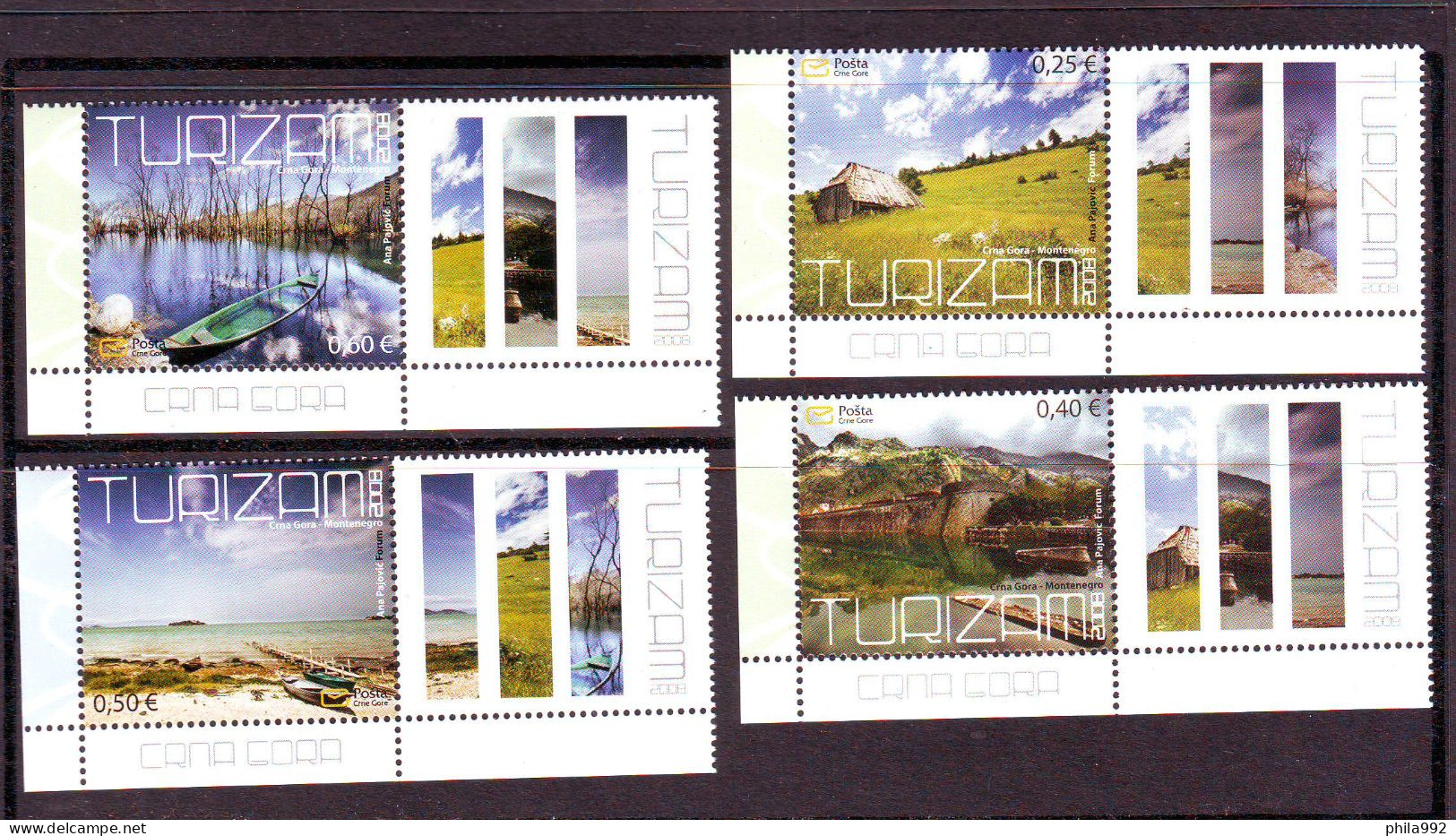 Montenegro 2008  Mi.No. 172-75 SL MNH - Montenegro