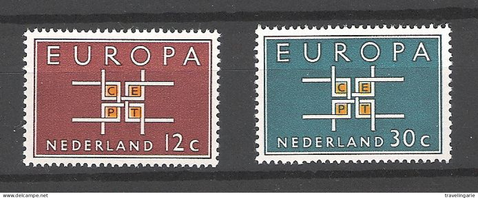 Netherlands  1963 Europa CEPT NVPH 800/1 Yvert 780/81 MNH ** - 1963