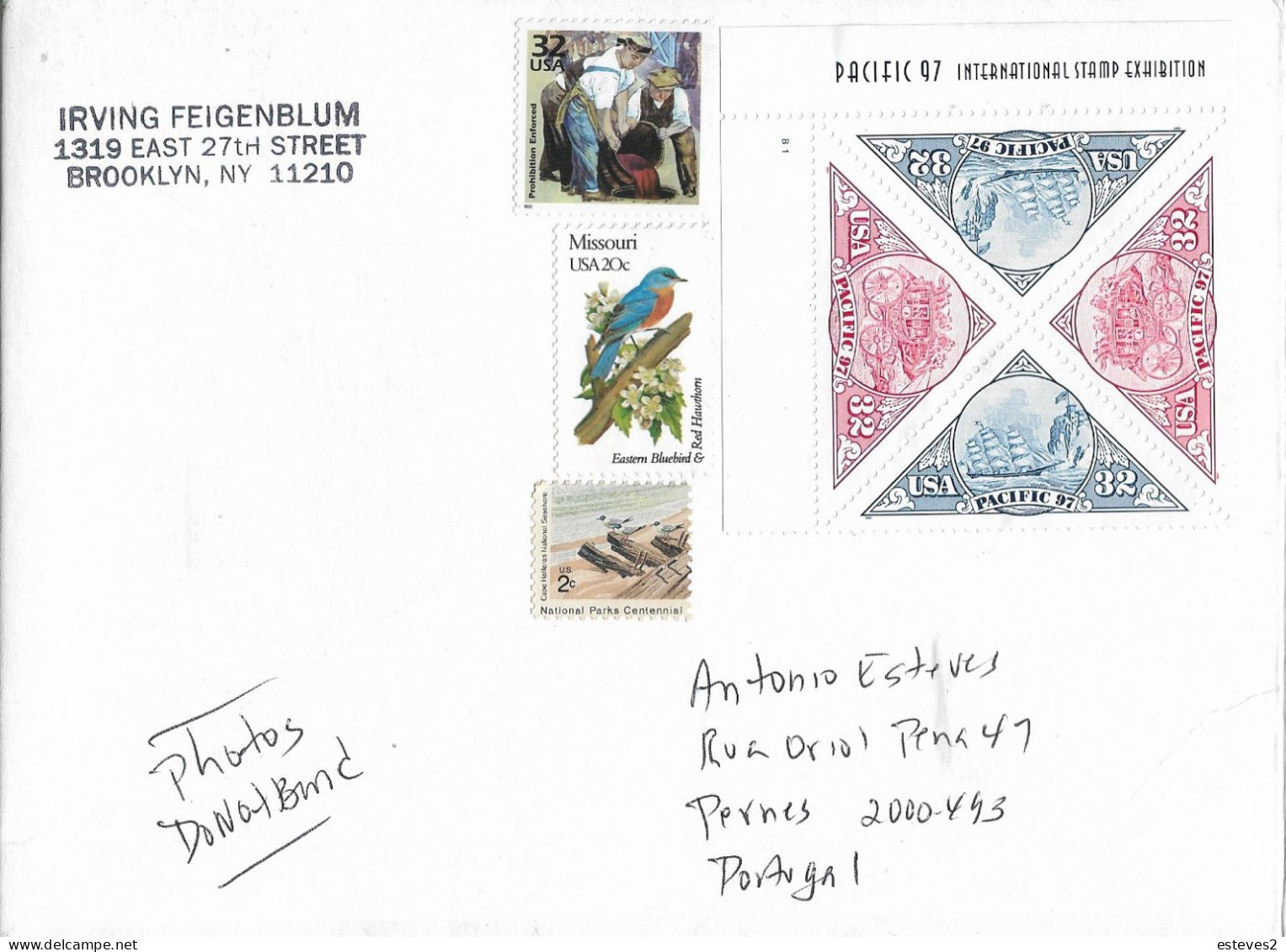 USA , Pacific 97 International Stamp Exhibition , Block - Briefmarkenausstellungen