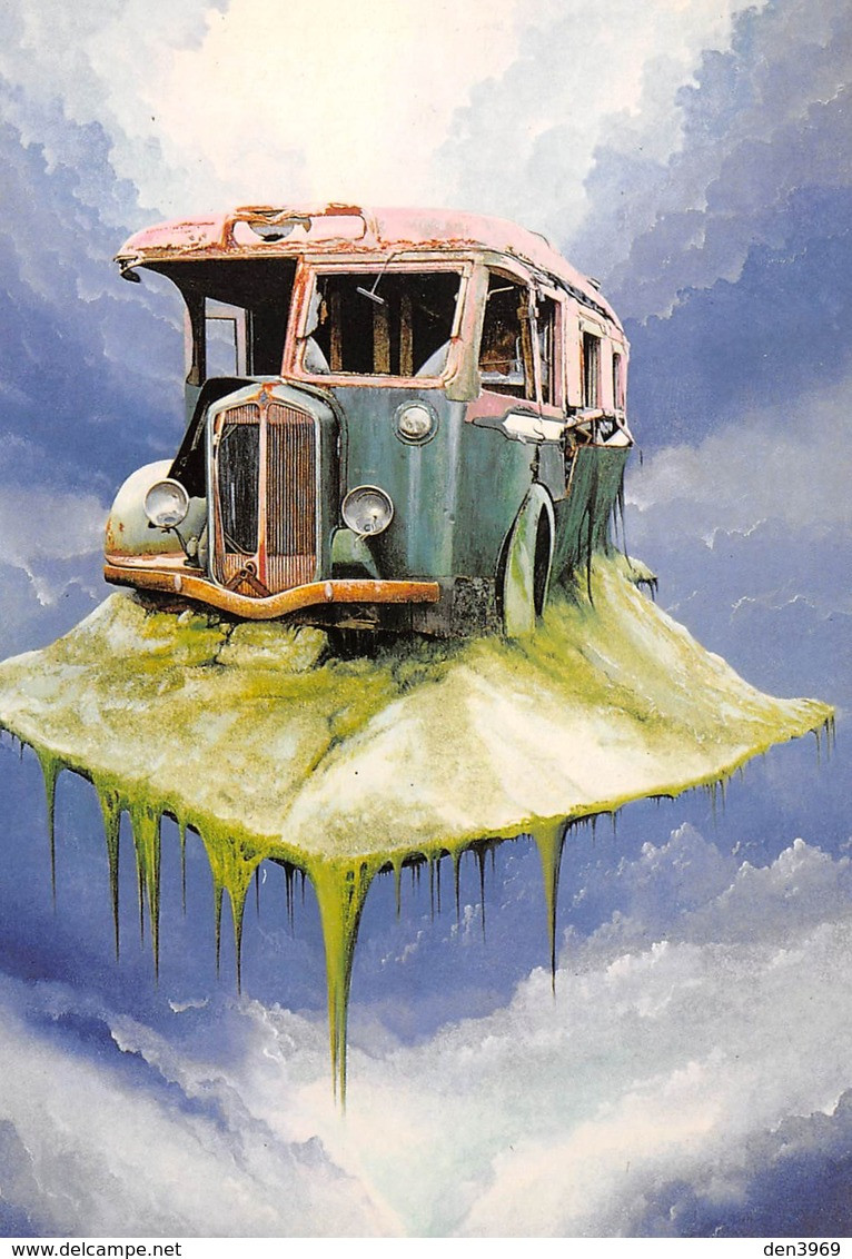 Yves Thomas - L'autobus Rouge - Illustration Fantastique - Bus & Autocars