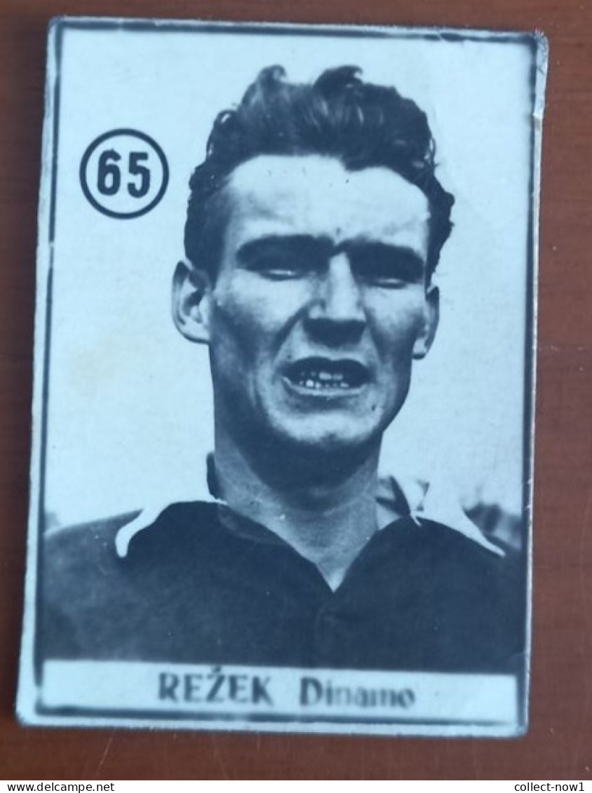 #12  Rare Football Card -  Branko Rezek   ( FC DINAMO ZAGREB)  CROATIA  Yugoslavia - Andere & Zonder Classificatie