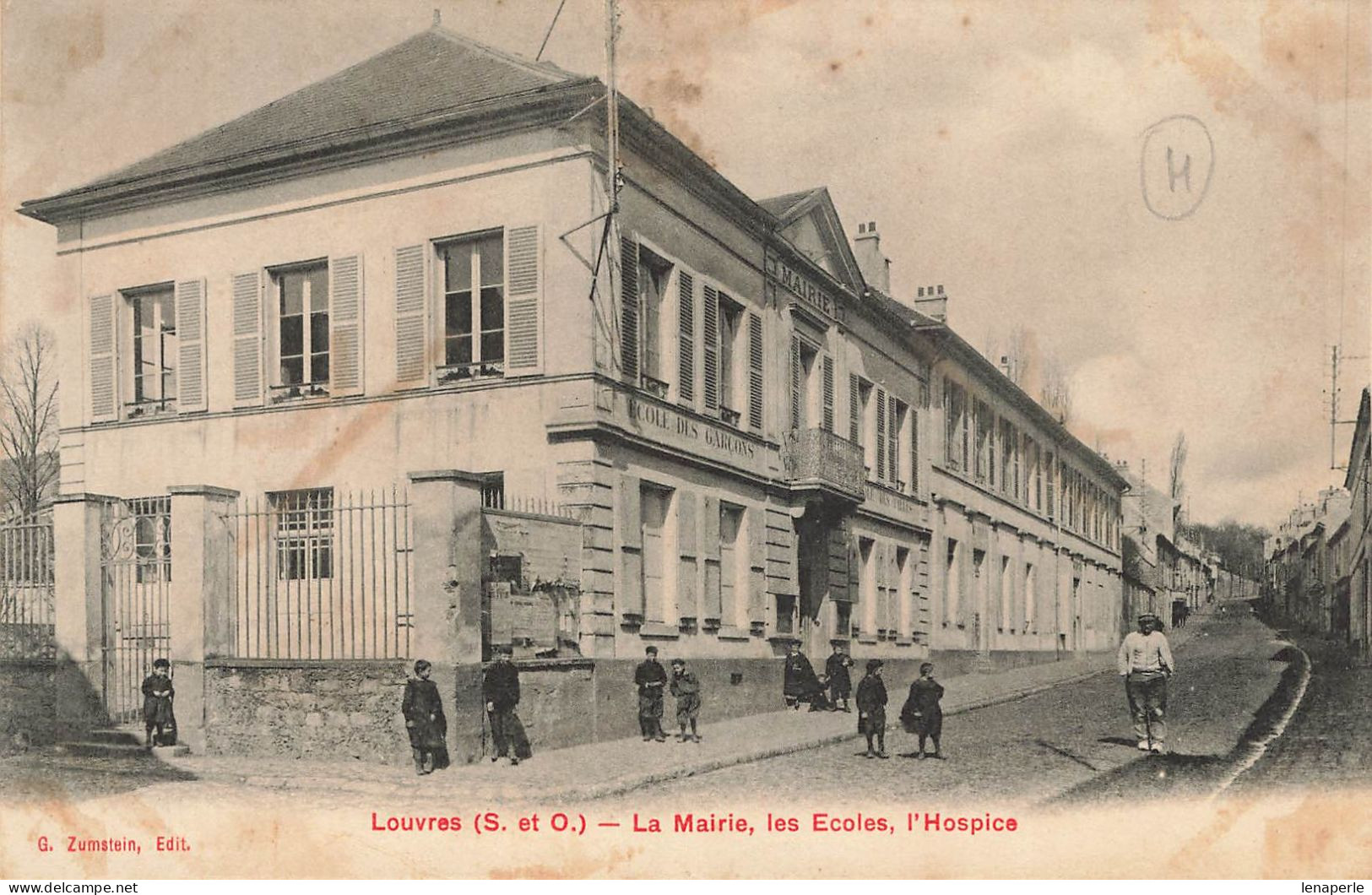 D5034 Louvres La Mairie Les écoles L'hospice - Louvres