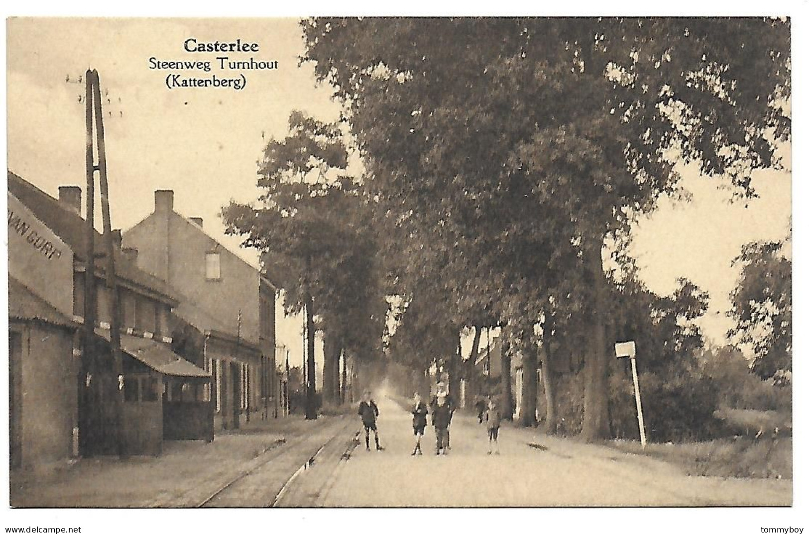 CPA Casterlee, Steenweg Turnhout (Kattenberg) - Kasterlee