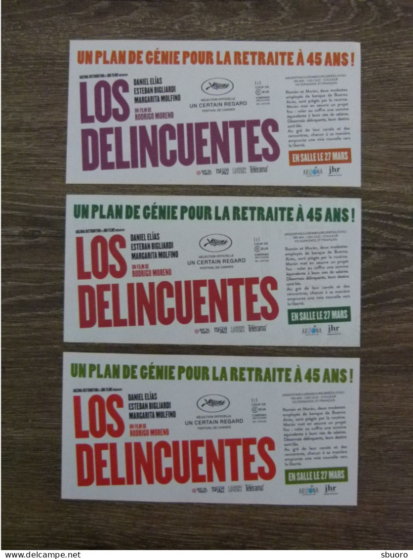Lot De 3 Faux Billets Publicitaires Pour Le Film Los Delincuentes. Banco Central De La Republica Argentina. - Zonder Classificatie