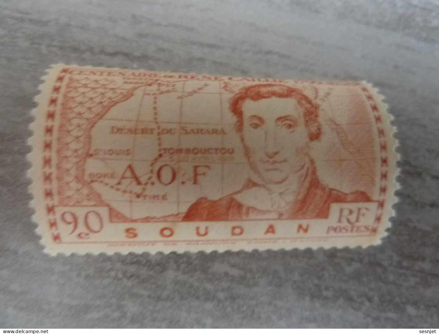René Caillié (1709-1838) - A.o.f. - Soudan - 90c. - Yt 100 - Rouge Terne - Neuf Sans Trace De Charnière - Année 1939 - - Unused Stamps