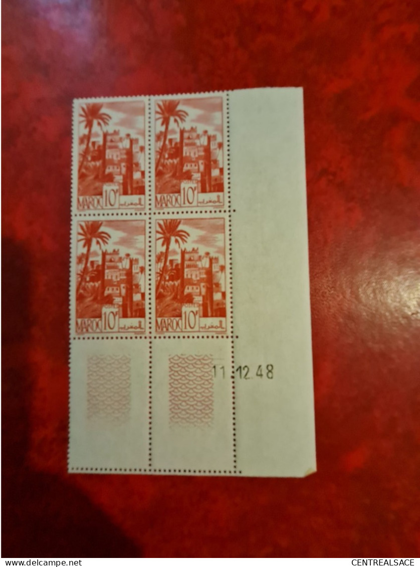 MAROC COIN DATE N° 260 DU    11/12/1948 - Unused Stamps