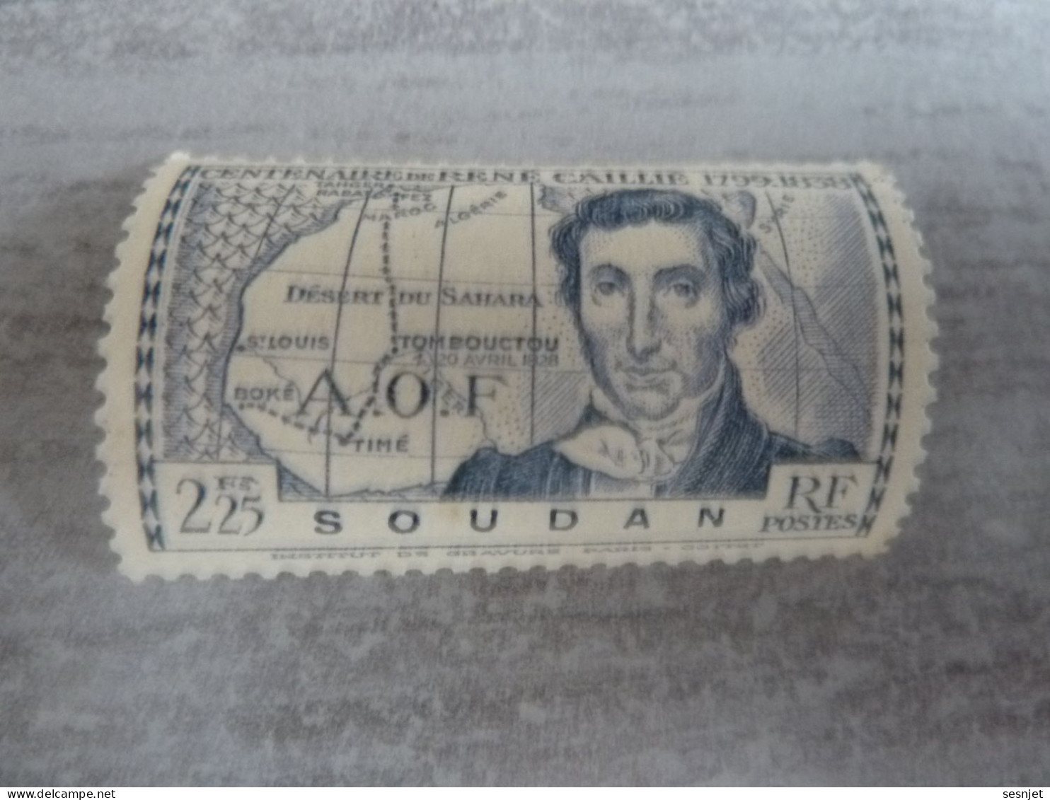 René Caillié (1709-1838) - A.o.f. - Soudan - 2f.25 - Yt 102 - Outremer - Neuf Sans Trace De Charnière - Année 1939 - - Unused Stamps