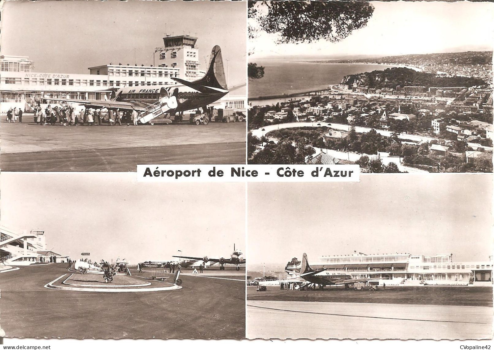 NICE (06) Aéroport De NICE - CÔTE D'AZUR - Multivues  CPSM GF - Aeronáutica - Aeropuerto