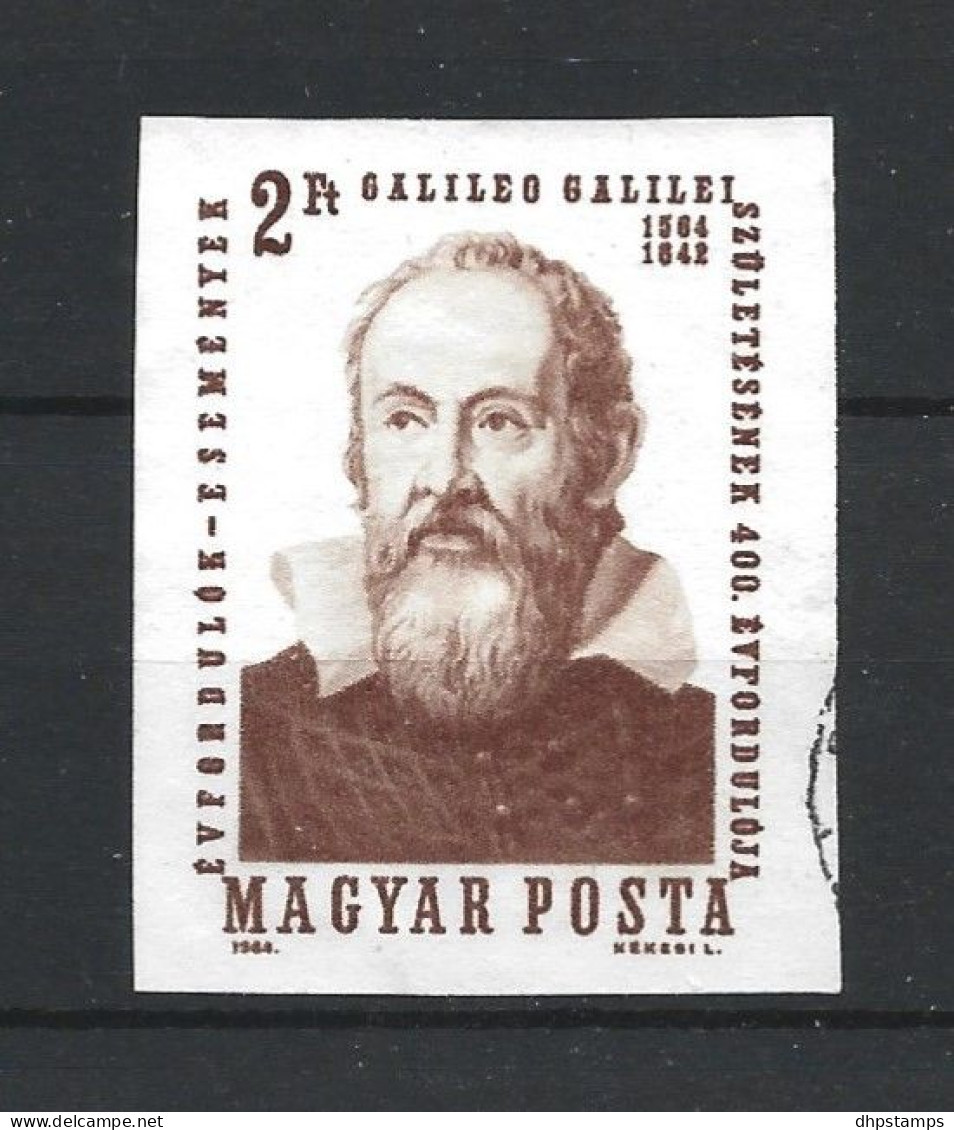 Hungary 1964 Galileo Imperf.  Y.T. 1641 ND (0) - Usati