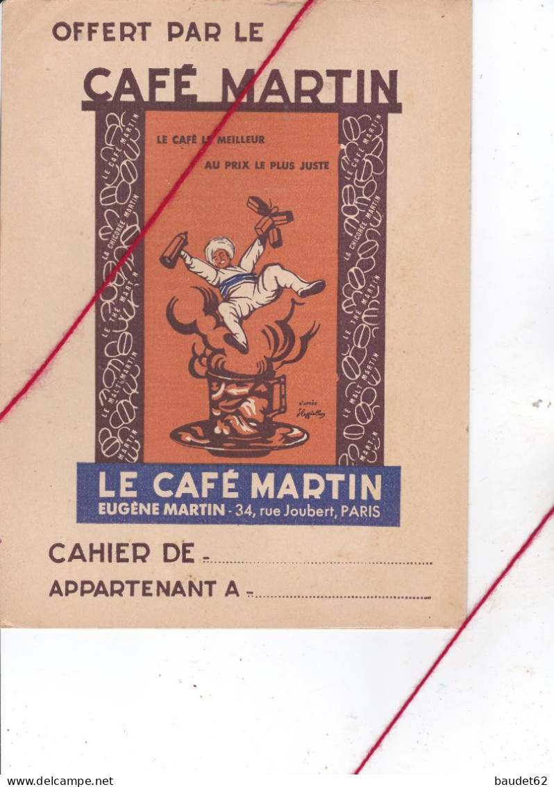 PROTEGE CAHIERS  Café MARTIN - Kaffee & Tee