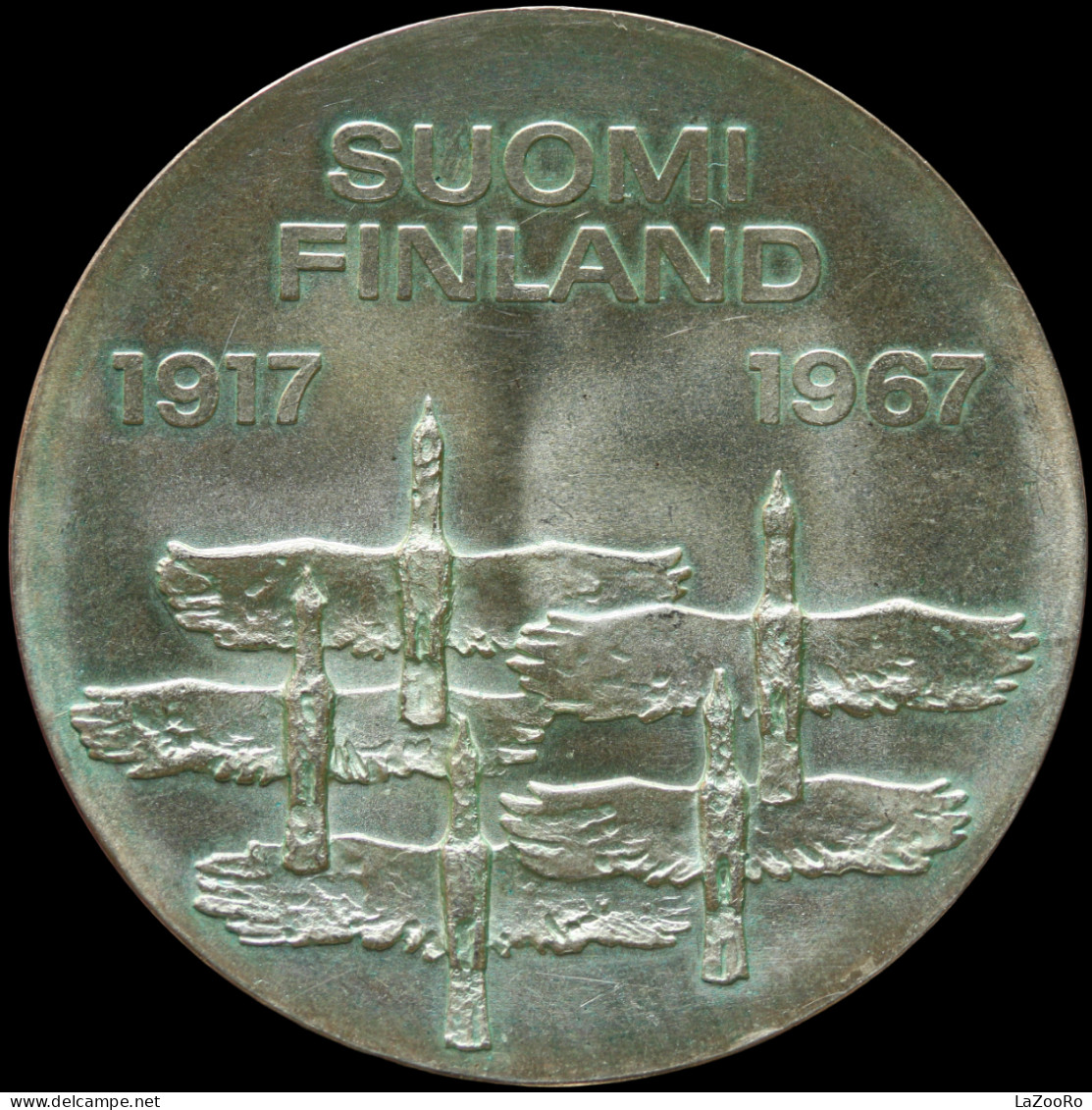 LaZooRo: Finland 10 Markkaa 1967 UNC - Silver - Finlande