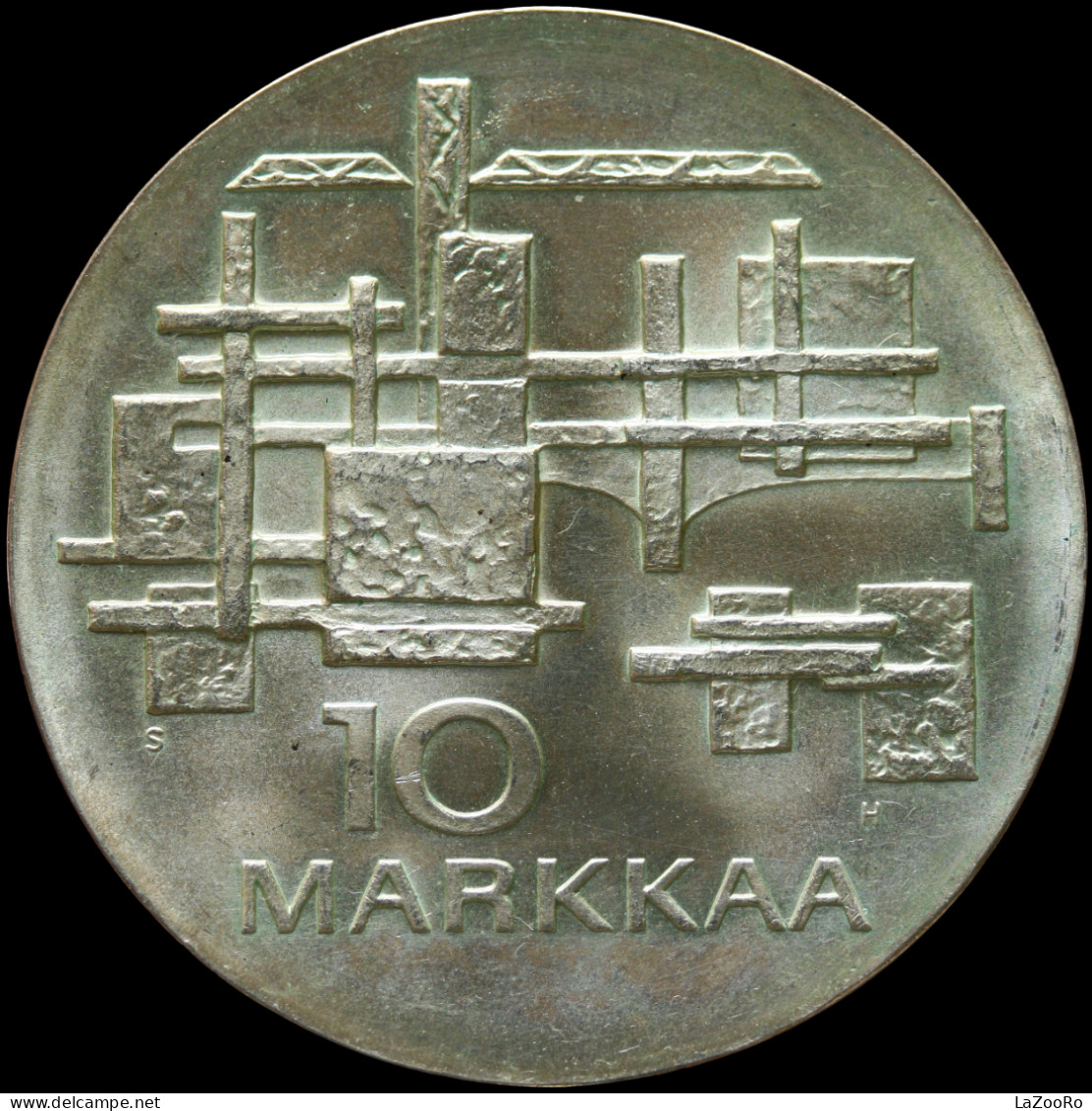 LaZooRo: Finland 10 Markkaa 1967 UNC - Silver - Finlande