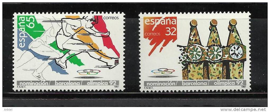 NOMINACION BARCELONA SEDE JUEGOS OLIMPICOS 1992 DEPORTE ARTE - Ete 1992: Barcelone