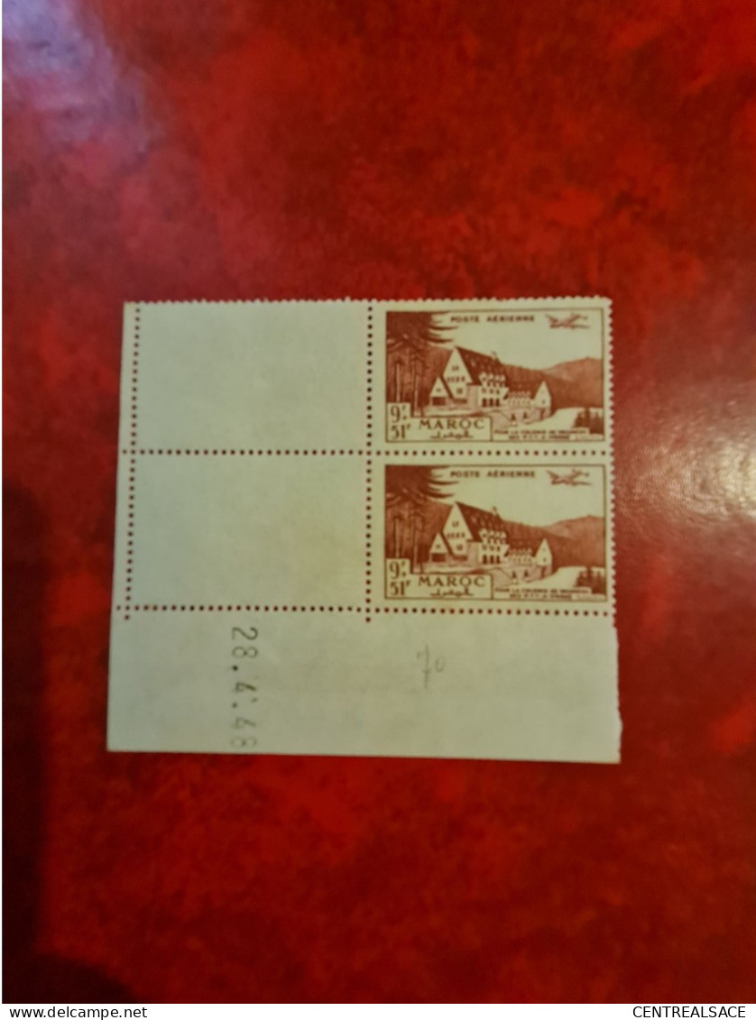 MAROC COIN DATE N° PA 69  DU    28/4/1948 - Unused Stamps