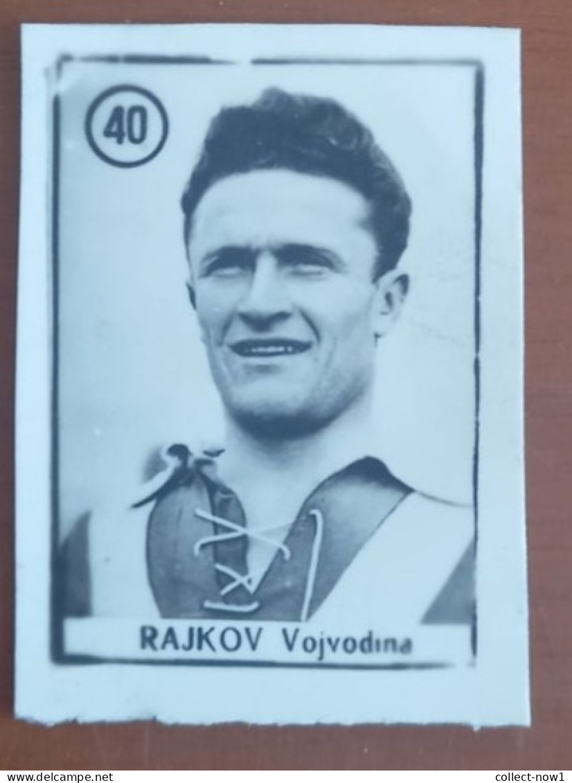 #12  Rare Football Card -  ZDRAVKO RAJKOV   FK . VOJVODINA SERBIA -   Yugoslavia - Other & Unclassified