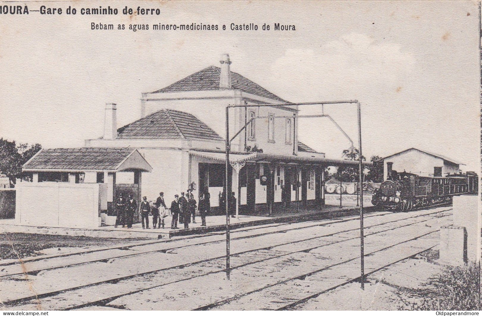 POSTCARD PORTUGAL - ALENTEJO - MOURA - GARE DO CAMINHO DE FERRO - TRAIN - RAILWAY STATION - Beja