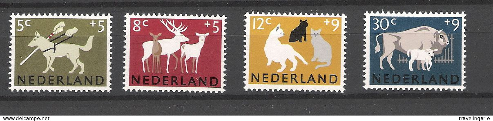 Netherlands 1964 Animaux Animals NVPH 812/5 Yvert 792/5 MNH ** - Ungebraucht