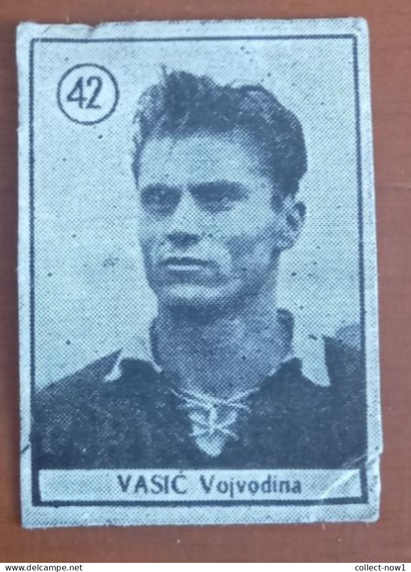 #12  Rare Football Card - VASIC  FK . VOJVODINA SERBIA -   Yugoslavia - Autres & Non Classés