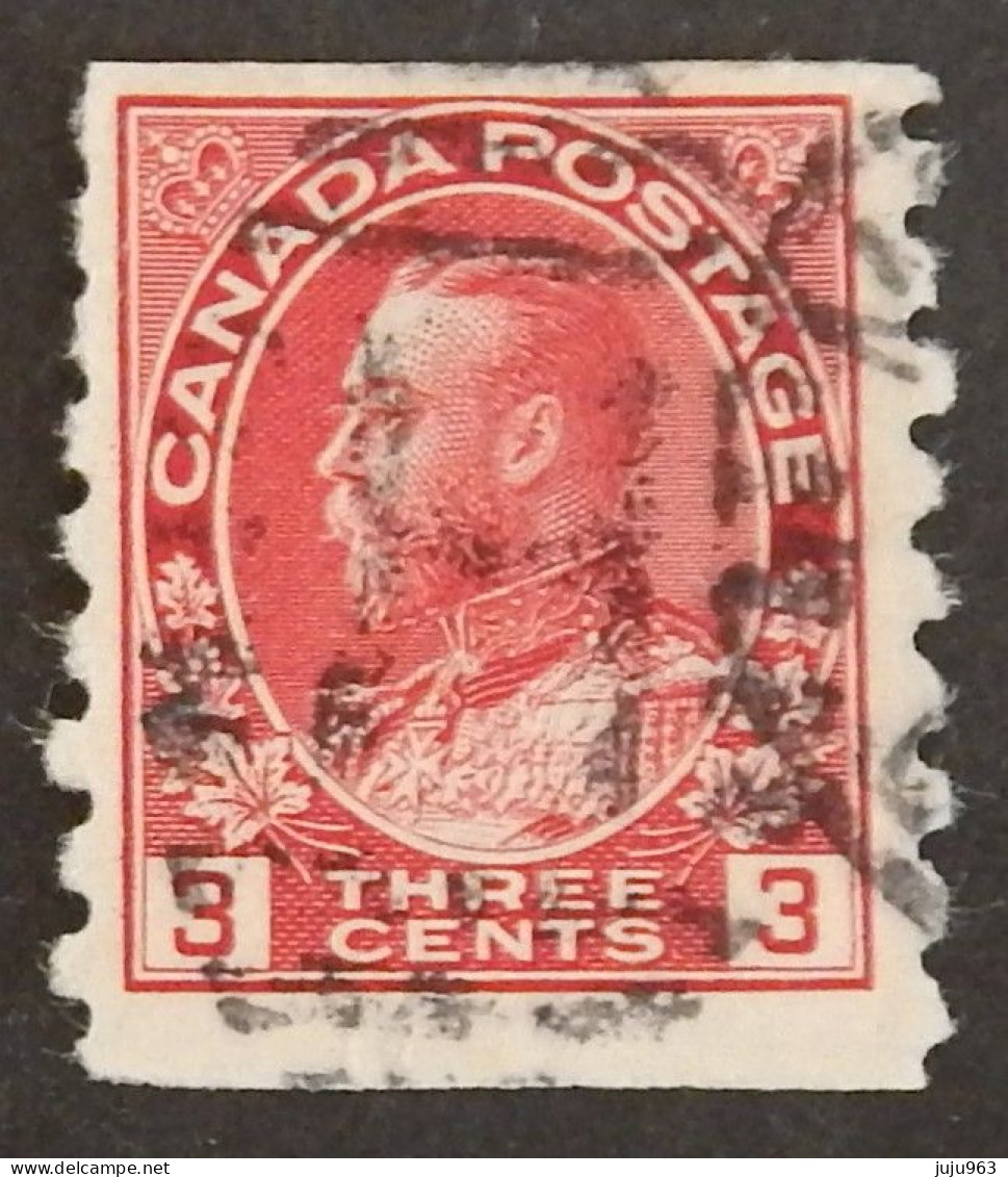 CANADA YT 111bB  OBLITÉRÉ "GEORGE V" ANNÉES 1918/1925 - Usados