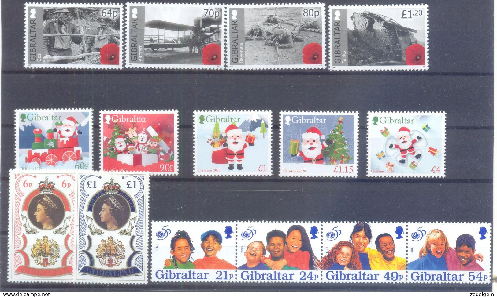 GIBRALTAR (K118) XC - Collections (without Album)