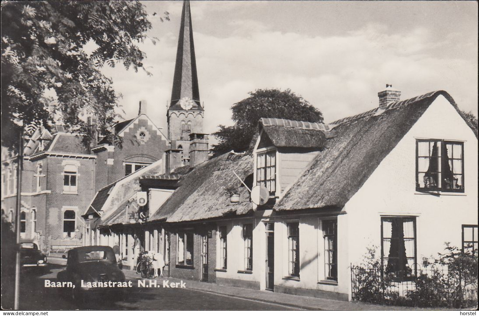 Netherland - Baarn - Laanstraat N.H. Kerk - Kirche - Church - Cars - Oldtimer - Nice Stamp - Baarn