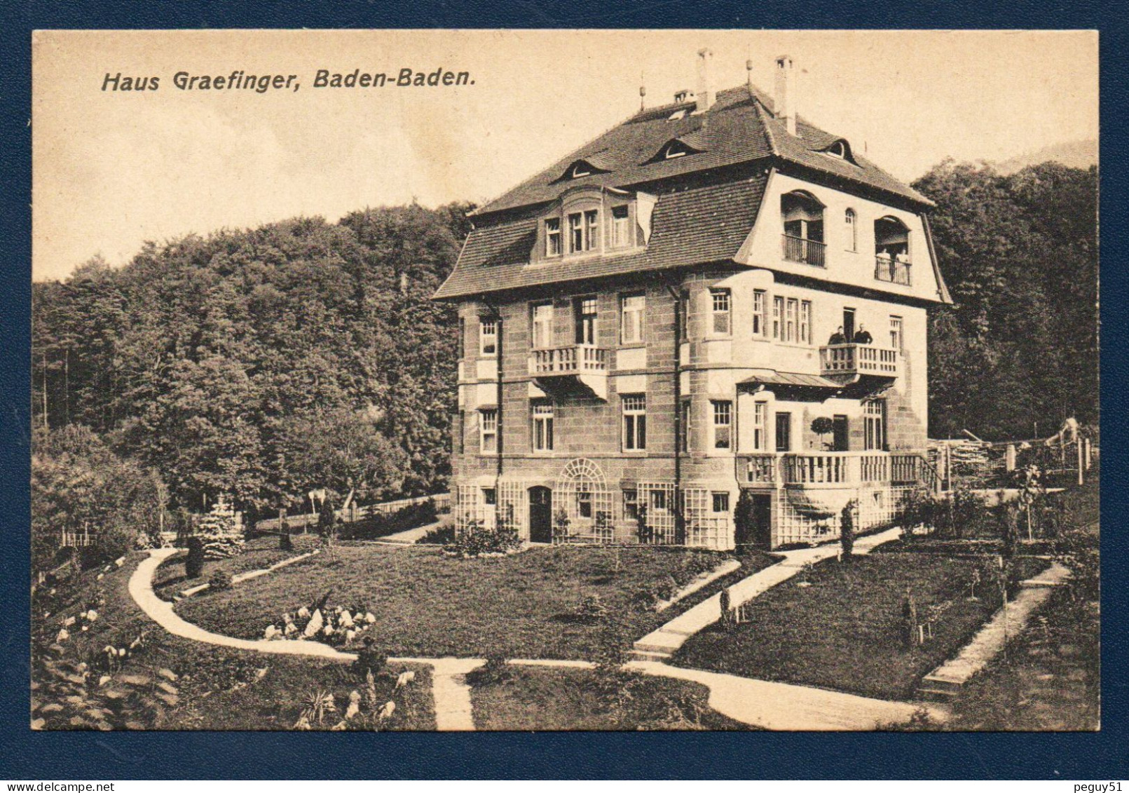 Baden-Baden. Haus Gräfinger. Villa Et Parc. - Baden-Baden