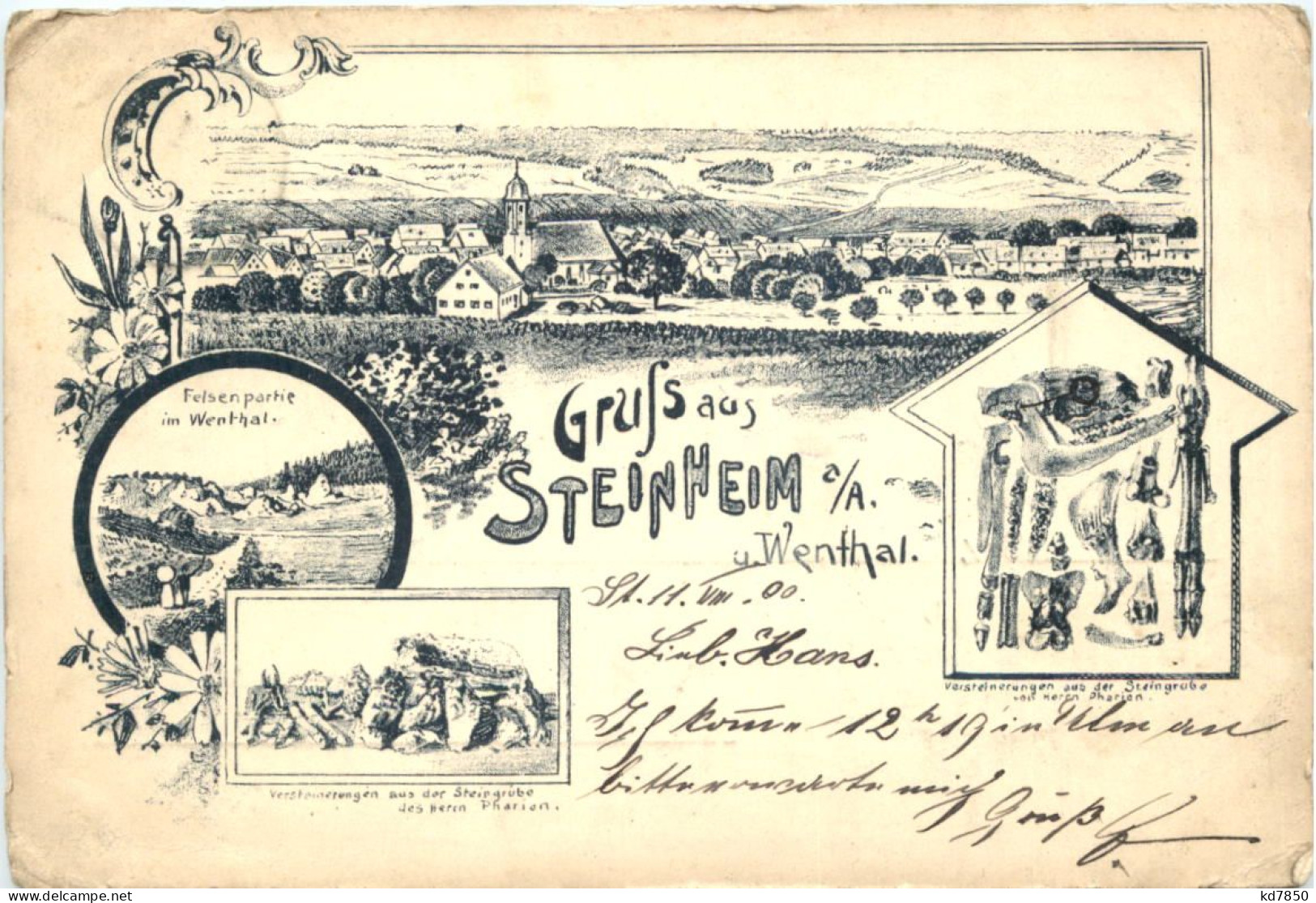 Gruss Aus Steinheim A. Albuch Und Wenthal - Vorläufer - Heidenheim