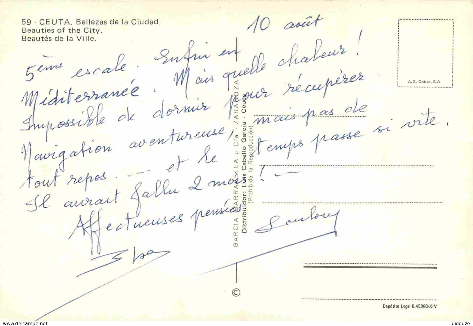 Espagne - Ceuta - Multivues - Blasons - CPM - Voir Scans Recto-Verso - Ceuta