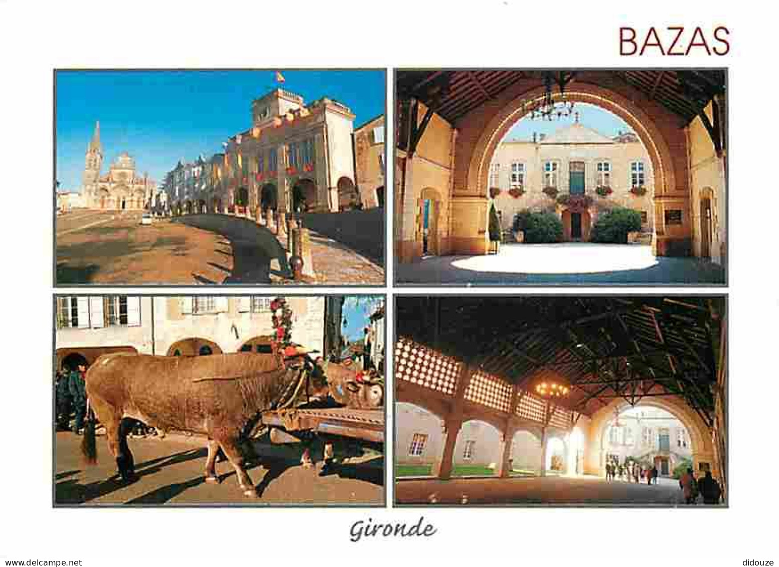 33 - Bazas - Multivues - Boeufs  - CPM - Voir Scans Recto-Verso - Bazas