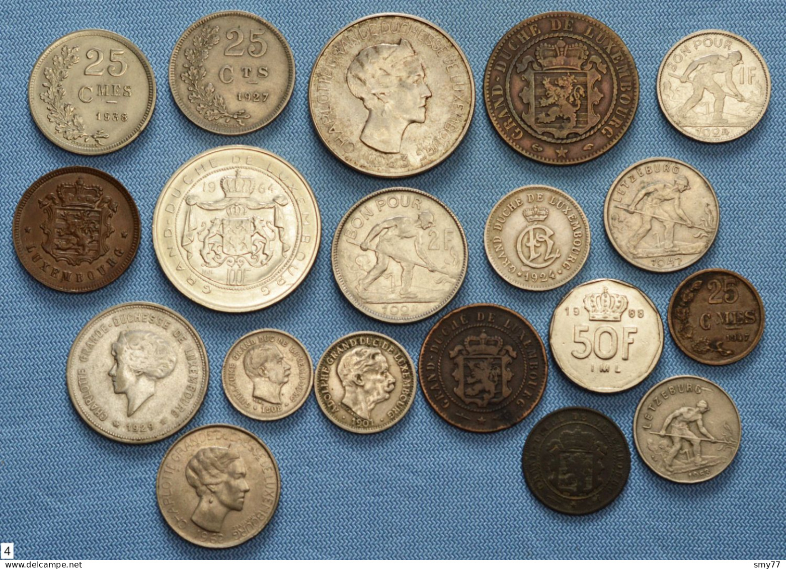 Luxembourg (4) • Lot 19x •  Including Scarcer And Silver Coins  • Various Grades, Some UNC / Luxemburg [24-559] - Luxemburgo