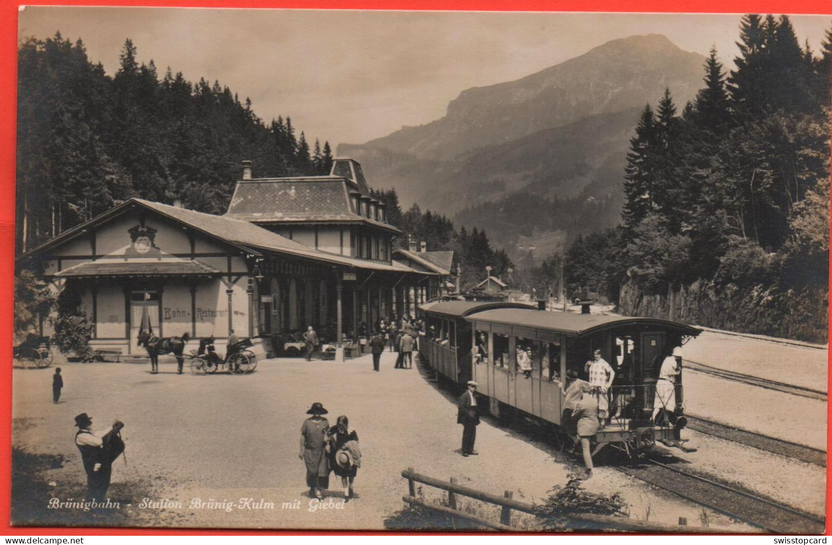 BRÜNIGBAHN Station Brünig-Kulm Mit Giebel - Meiringen