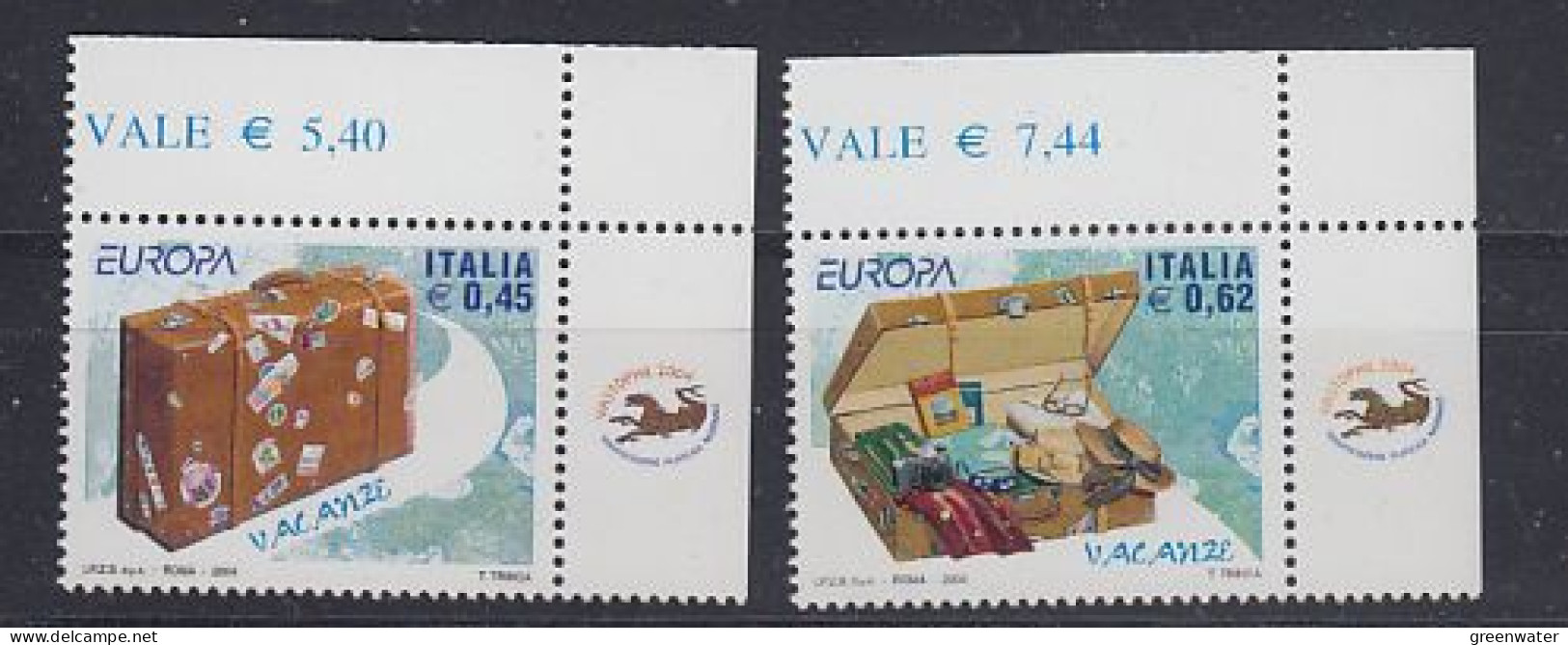 Europa Cept 2004 Italy 2v (corners) ** Mnh (59406A) - 2004