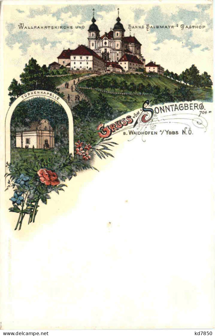 Gruss Aus Sonntagsberg - Waidhofen Ybbs - Litho - Waidhofen An Der Ybbs