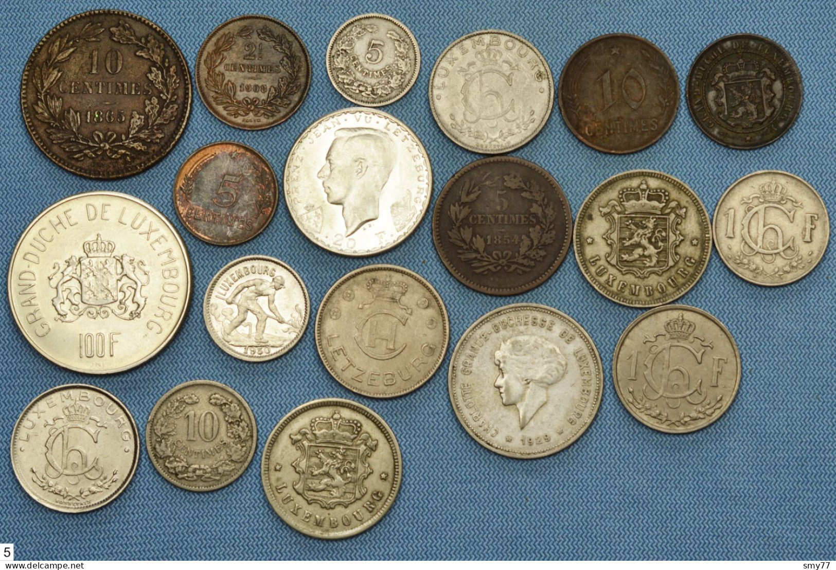 Luxembourg (5) • Lot 19x •  Including Scarcer And Silver Coins  • Various Grades, Some UNC / Luxemburg [24-560] - Luxembourg