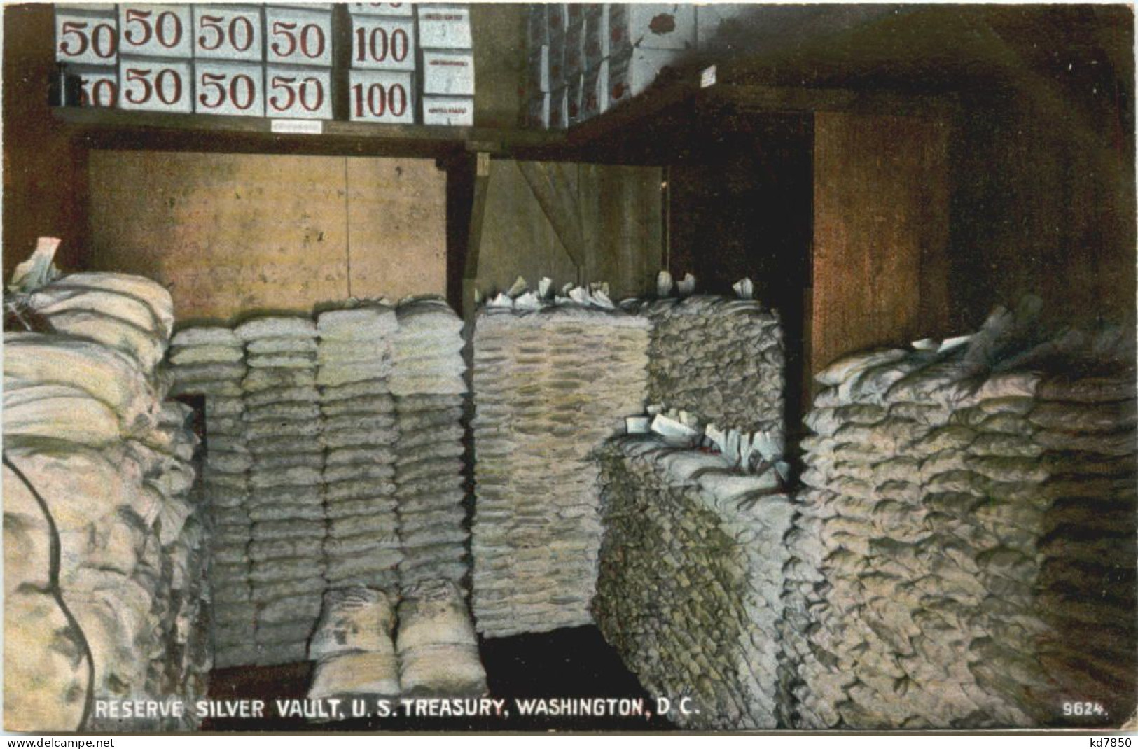 Washington DC - Reserve Silver Vault - US Treasury - Washington DC