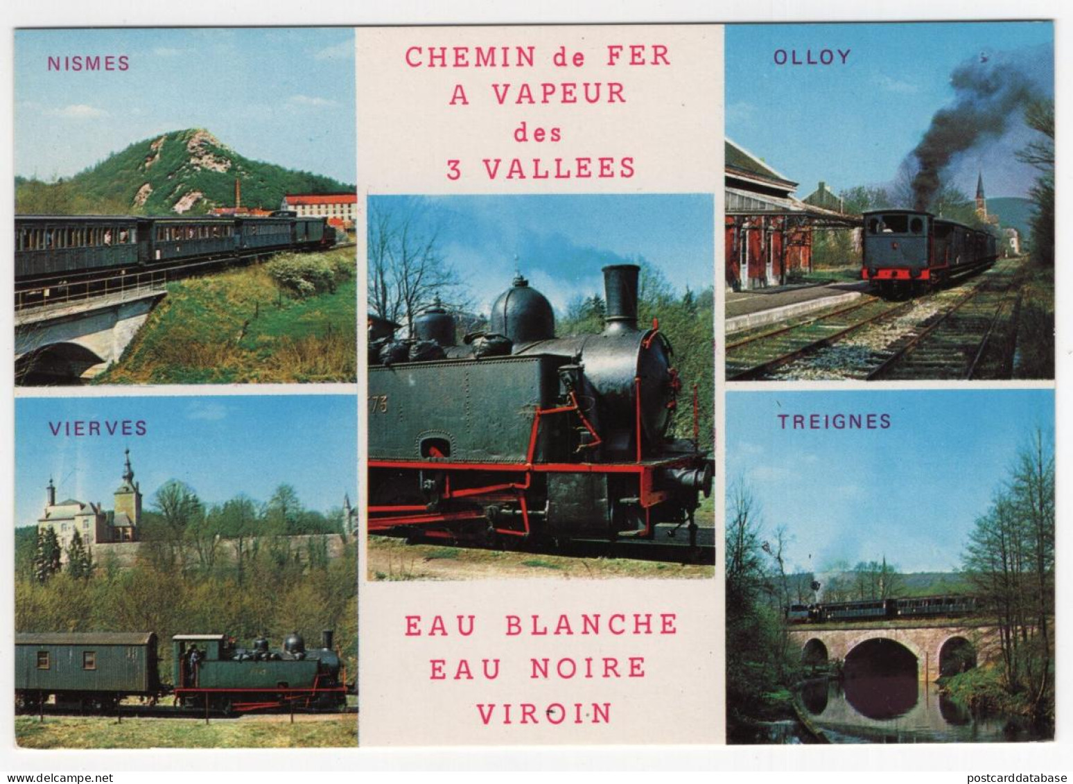 Viroin - Chemin De Fer A Vapeur Des 3 Vallees - & Train - Viroinval