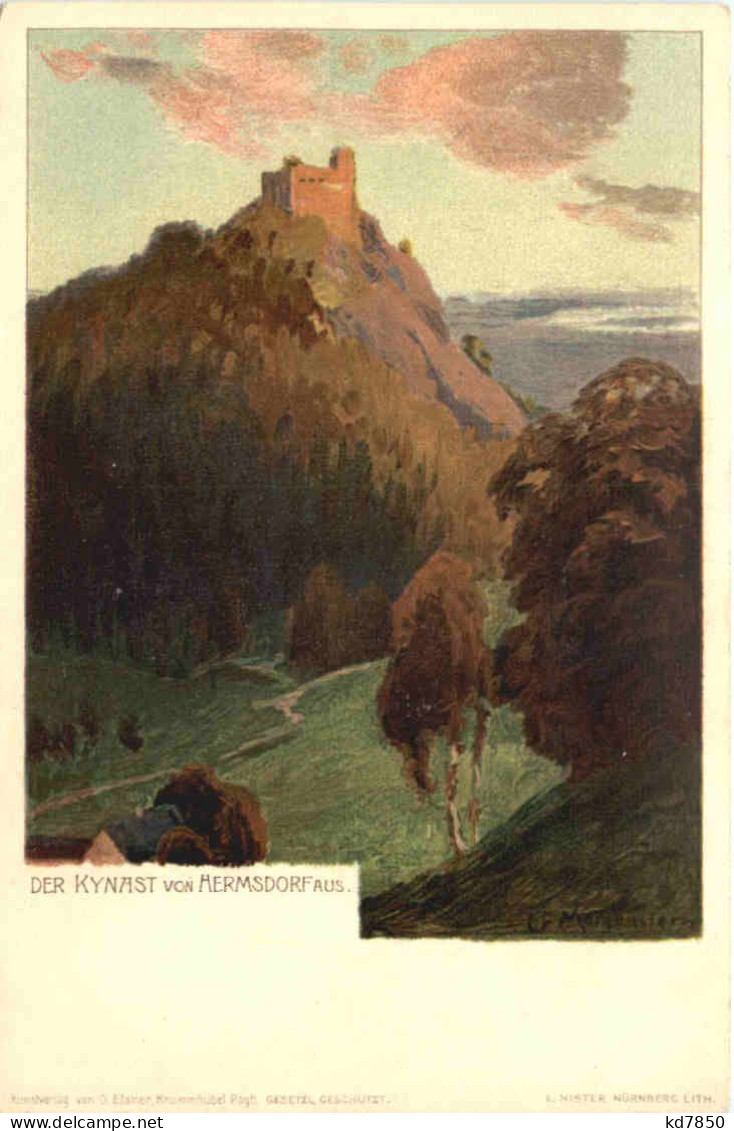 Der Kynast Von Hermsdorf - Litho - Hermsdorf