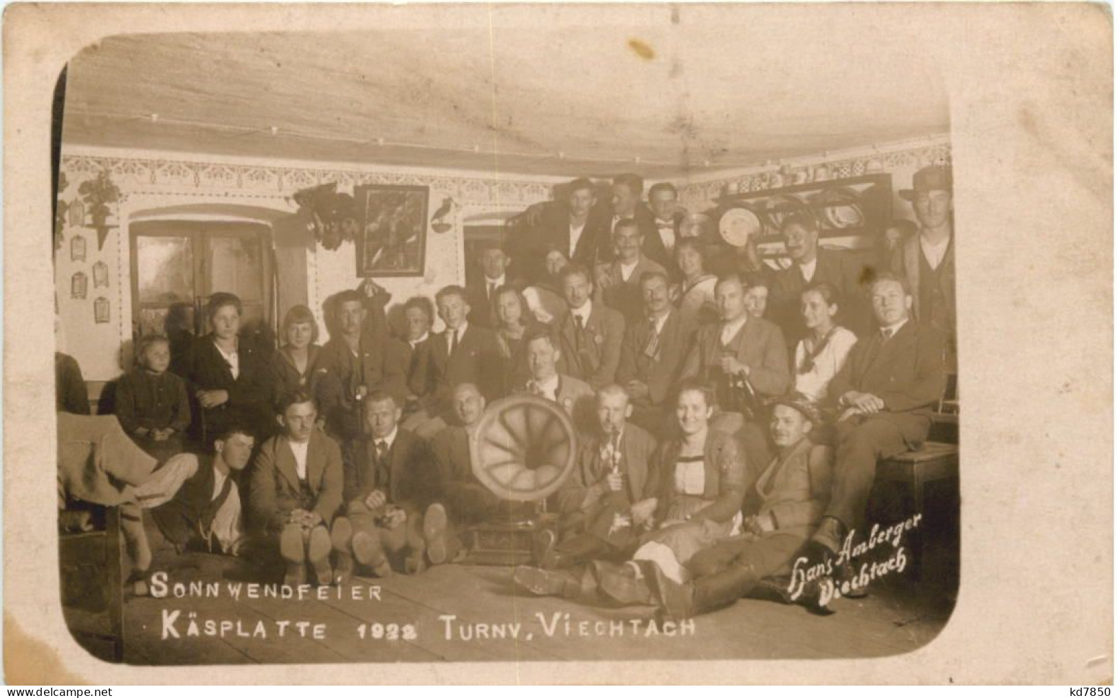 Turnverein Viechtach - Sonnwendfeier 1922 - Regen