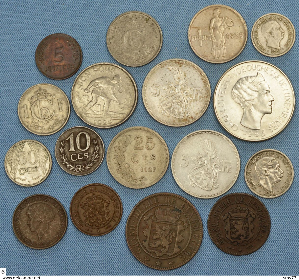 Luxembourg (6) • Lot 17x •  Including Scarcer And Silver Coins  • Various Grades, Some UNC / Luxemburg [24-561] - Luxembourg