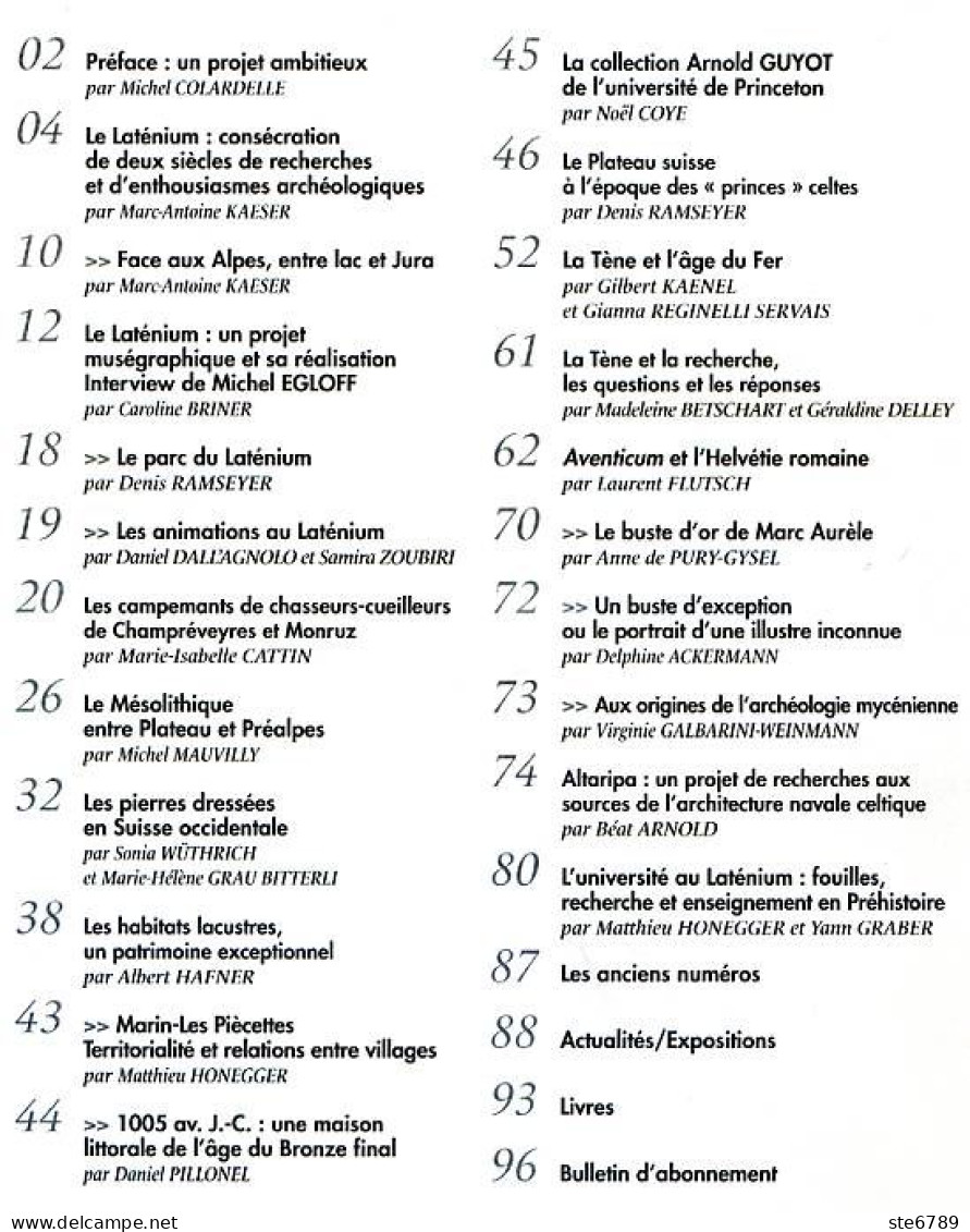 Dossiers D'Archéologie N° 333 Neuchatel Le Laténium Parc Et Musée , Actualités Archéologiques En Suisse - Archeologia